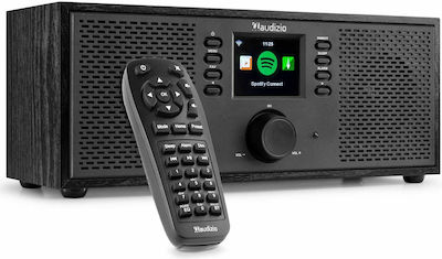 Audizio Rimini Tabletop Radio Electric with Bluetooth Black