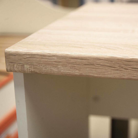Schreibtisch Top Mix Holz White / Sonoma 120x55x77cm