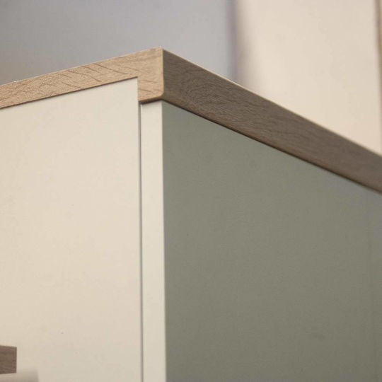 Schreibtisch Top Mix Holz White / Sonoma 120x55x77cm