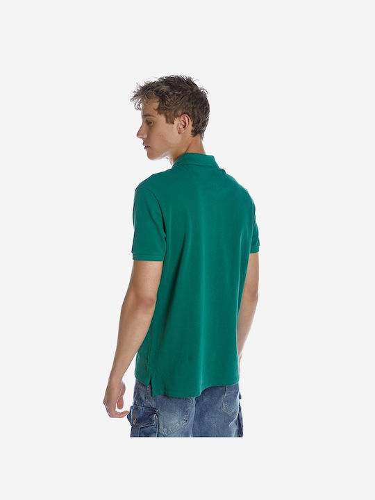 Camaro Men's Short Sleeve Blouse Polo Green