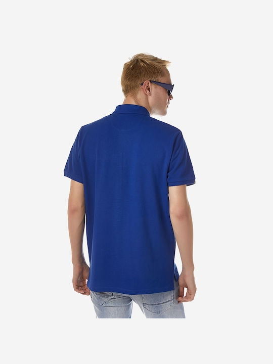 Camaro Herren Kurzarmshirt Polo Blau