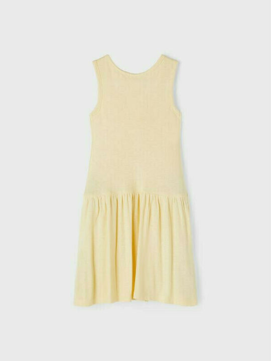 Name It Παιδικό Φόρεμα Αμάνικο Κίτρινο