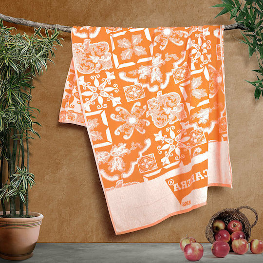 Lino Home Lino Home Beach Towel Cotton Orange 165x90cm