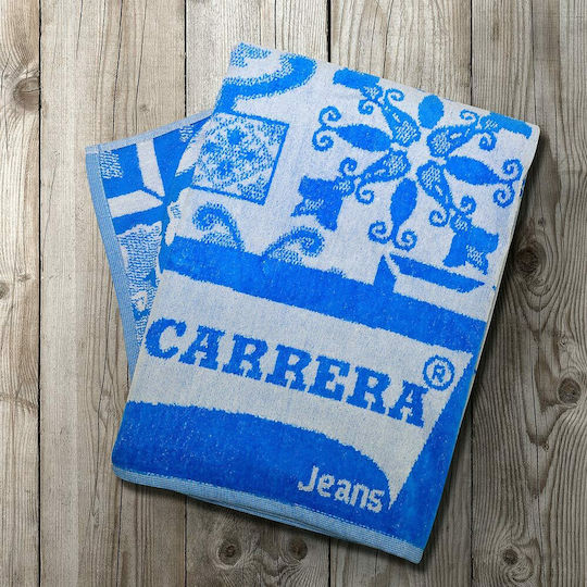 Lino Home Lino Home Beach Towel Blue Cotton 165x90cm