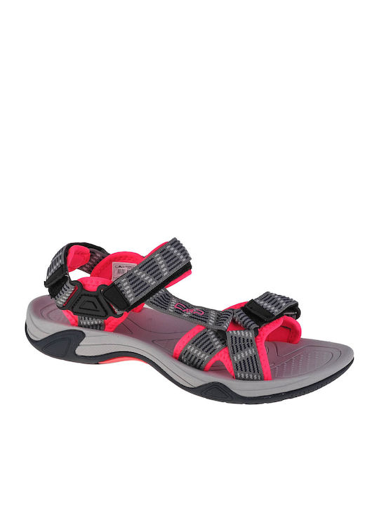 Women's Flat Sandals Sporty Grey / Pink