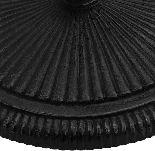 vidaXL Stand de umbrelă din Fontă în Culoare Negru 45x45x30cm