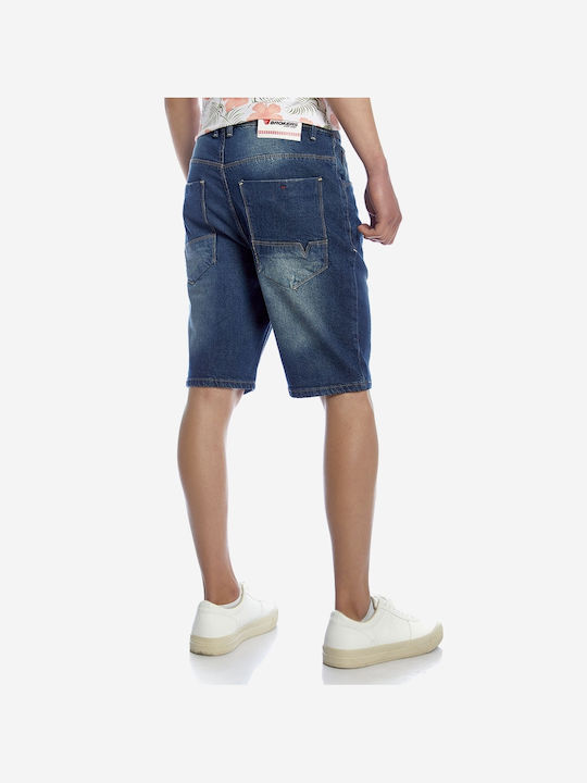 Brokers Jeans Men's Shorts Jeans Blue