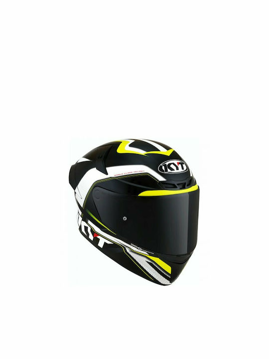 KYT TT-Course Grand Prix Full Face Helmet ECE 22.05 1450gr Black/Yellow