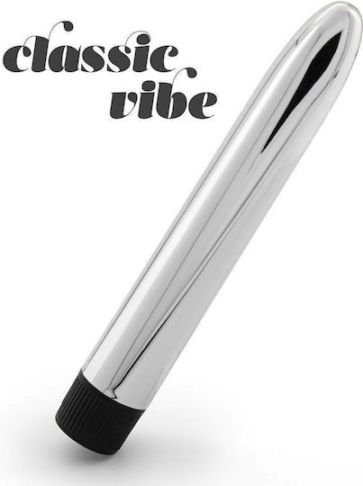 Crushious Classic Vibe Класически Вибратор 17.5см Silver
