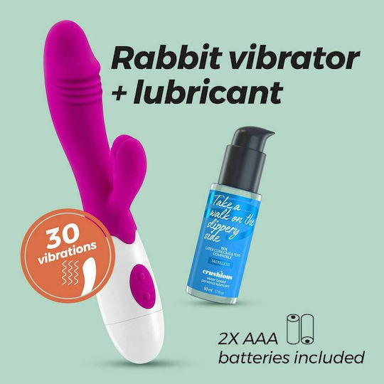 Crushious Rabbit Vibrator Purple