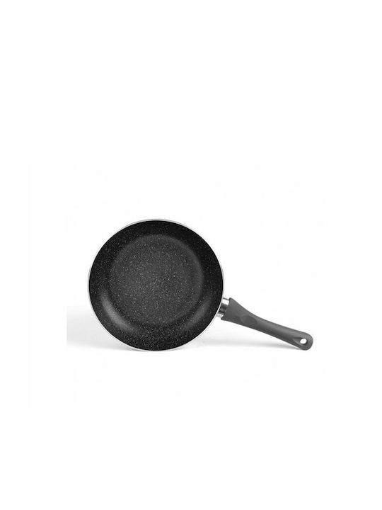 Livoo Set de tigăi din aluminiu Gri cu strat de piatră 3buc