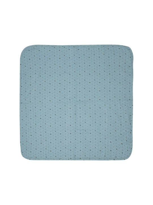 Bebejou Hero Cotton Swaddle Wraps Light Blue 70x70cm. 3pcs