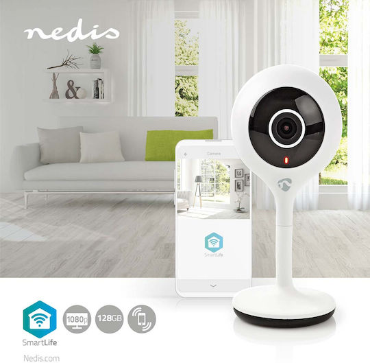 Nedis WIFICI06CWT IP Surveillance Camera Wi-Fi Full HD 1080p with Two-Way Communication
