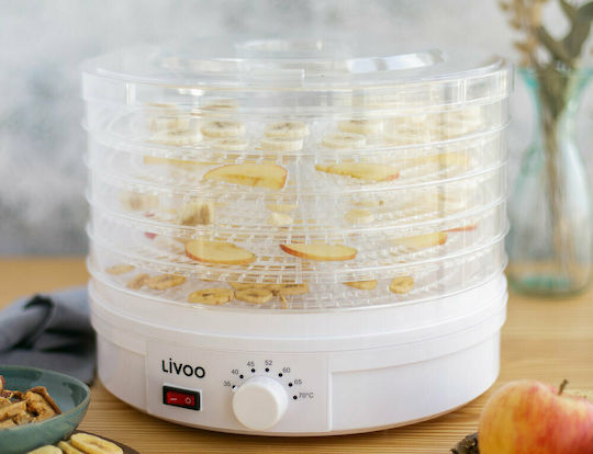 Livoo Дехидратор на храна с 5 Рафтове и Регулируема Температура 35-70°C