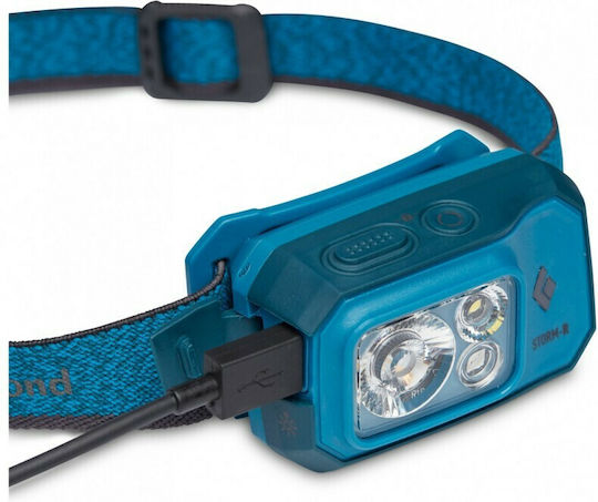 Black Diamond Επαναφορτιζόμενος Φακός Κεφαλής LED IP67 με Μέγιστη Φωτεινότητα 500lm Storm 500-R