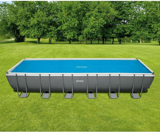 Intex Solar Rectangular Pool Cover from Polyethylene Blue 732x366cm 1pcs