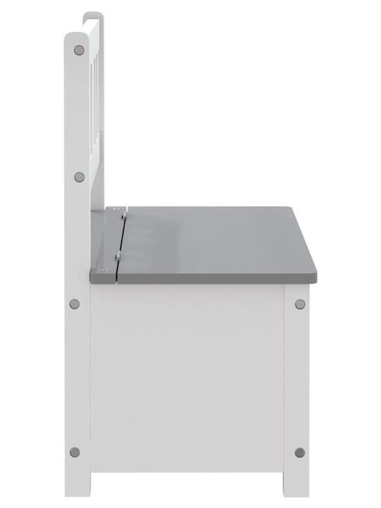 Детски Диван Бял 60x30x55бр