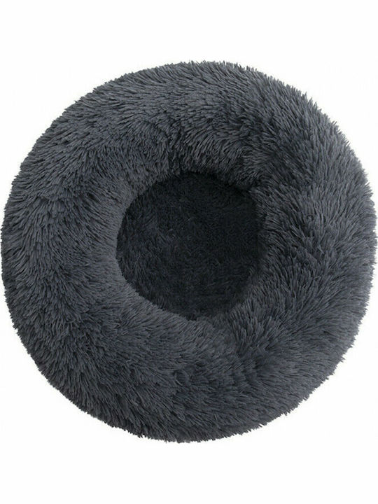 Kerbl Cosy Bed Fluffy Πουφ Κρεβάτι Σκύλου Γκρι 60x60εκ.