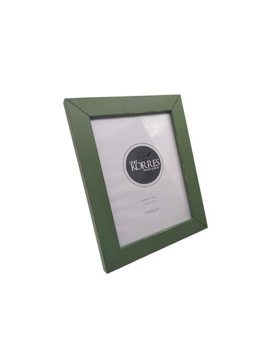 Korres Craft Plain Рамка Дървени 15x20см Green Тънък 1бр