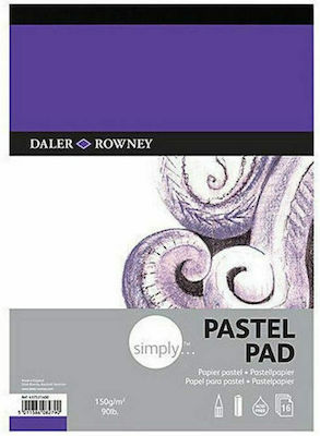 Daler Rowney Sketch Pad Simply Pastel Pad Μπλοκ Σχεδίου 21x30cm (16φύλλα) A4 21x29.7cm