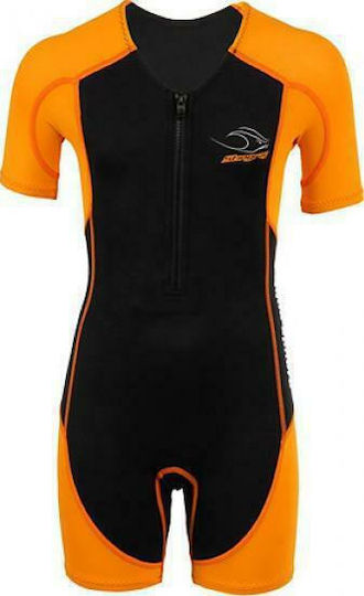 Aqua Sphere Stingray Children's Diving Shorty with Zip Black / Orange 2mm