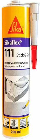 Sika Sikaflex 111 Stick&Seal Σφραγιστική Σιλικόνη Ξύλου Μαύρη 290ml