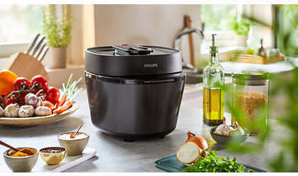 Philips Πολυμάγειρας 1000W με Χωρητικότητα 5lt Μαύρος