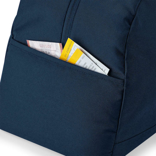 BagBase BG278 Recycled Essentials Holdall Сак Вояж 35лт Военноморските сили Текстилен Д55xШ25xВ28см.