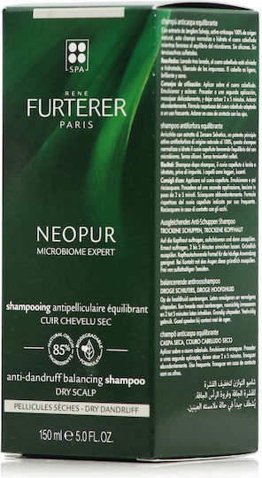 Rene Furterer Neopur Anti Dandruff Balancing Shampoos Gegen Schuppen & Trockene Kopfhaut für Trockene Haare 150ml