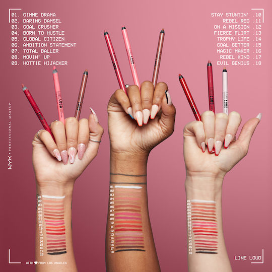 NYX Professional Makeup Line Loud Pencil Μολύβι Χειλιών