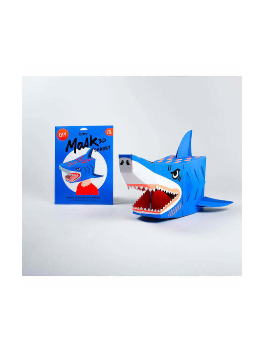 Carnival Kids Paper Mask Full Face Three-dimensional Shark