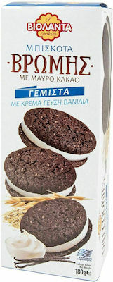 Βιολάντα Biscuiți Ovăz Cu umplutură Cremă de vanilie 1buc 180gr