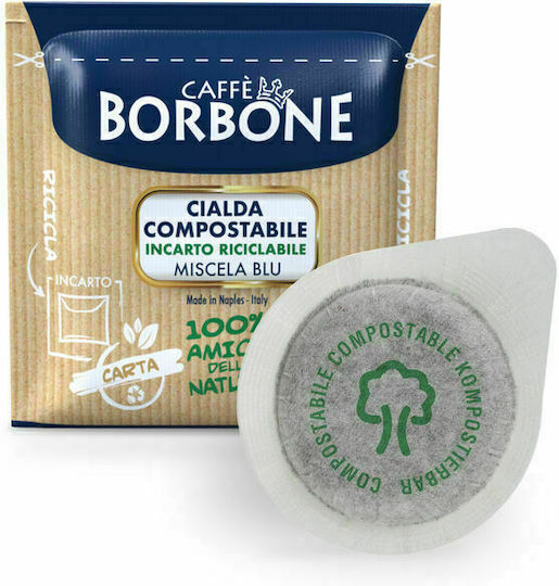 Caffe Borbone Capsule Espresso Blu Compatibile cu Mașina E.S.E. Pod 50capace