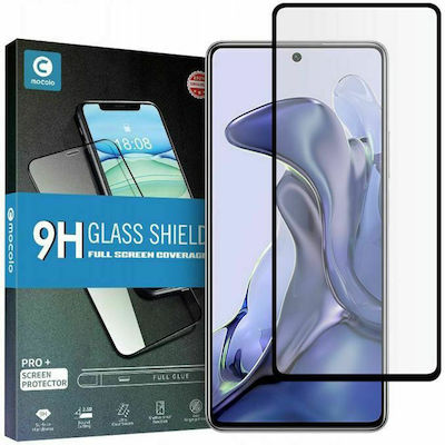 Mocolo 5D Tempered Glass Μαύρο (Xiaomi 11T / 11T Pro)