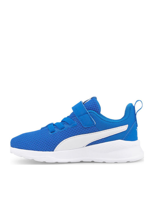 Anzarun Lite Kids Sports Shoes Running with Hoop & Loop Closure Blue