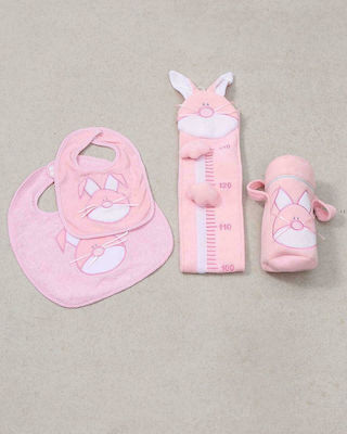 Pennie Geschenkset für Babys Rabbit für Mädchen Pink 4Stück