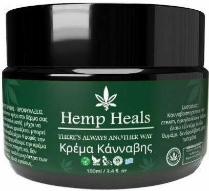 Hemp Heals Cannabis ReLeaf Cremă Produse din cânepă (CBD) Cooling 100ml