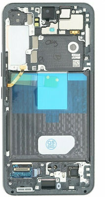 Samsung Screen with Touch Mechanism and Frame for Samsung S901B Galaxy S22 5G (Phantom Black)