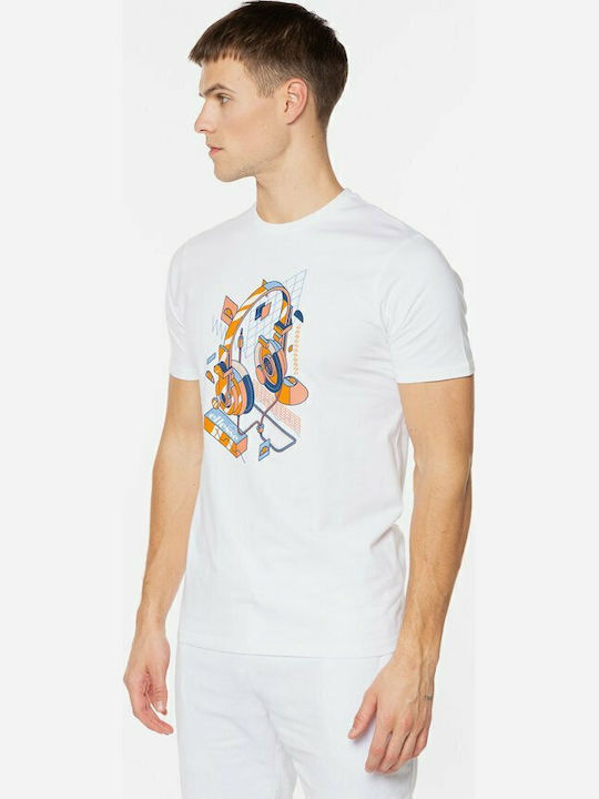 Headphone Tricou Alb