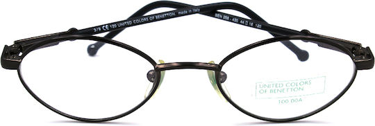 Benetton Kindlich Metallisch Brillenrahmen Gray BEN258 430