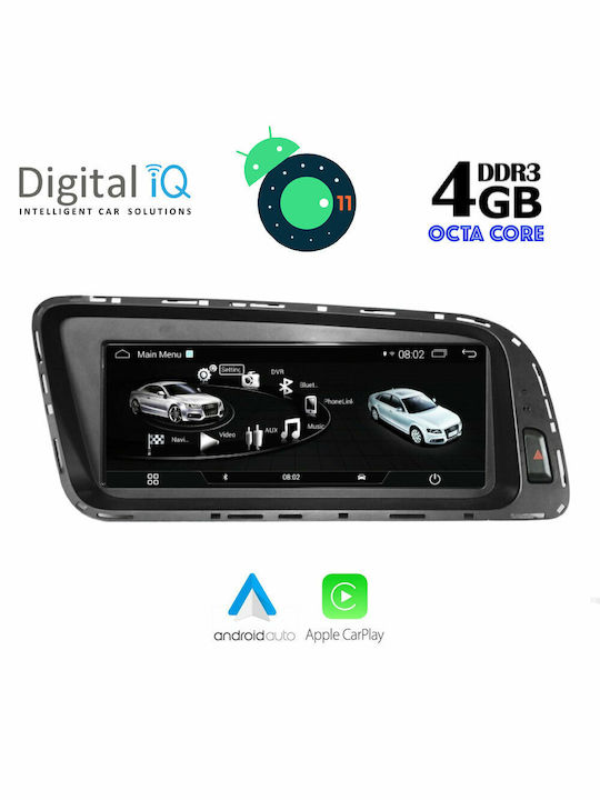 Digital IQ Car Audio System for Audi Q5 2009-2017 (Bluetooth/USB/AUX/WiFi/GPS/CD) with Touch Screen 8.8"