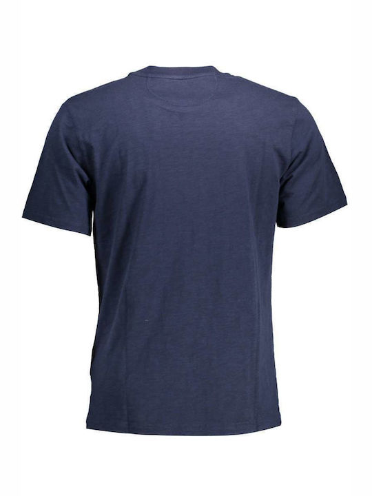 La Martina Men's Short Sleeve T-shirt Navy Blue