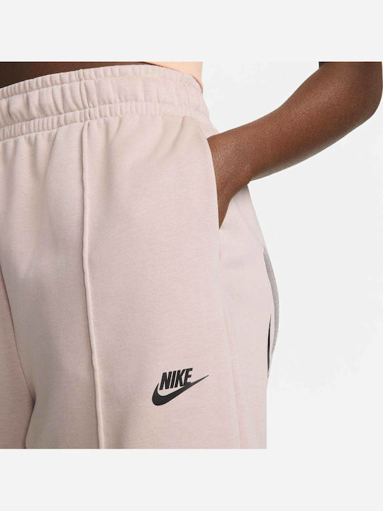 Women's High-waisted Sporty Shorts Atmosphere Pink
