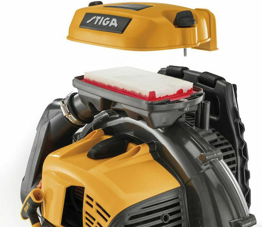 Stiga BL 980R Φυσητήρας Πλάτης Βενζίνης 75.6cc με Μέγιστη Ταχύτητα Αέρα 360km/h