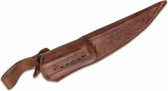 Condor Tool & Knives Norse Dragon Survival Knife Brown in Leather Sheath