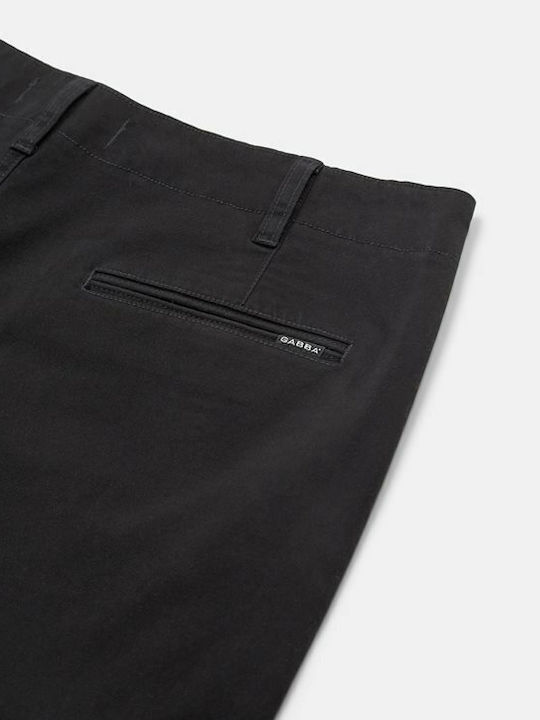 P5938 Bermudă de Bărbați Chino Neagră
