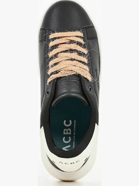 Biomilan Γυναικεία Flatforms Sneakers Μαύρα