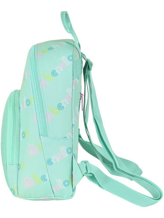 Benetton School Bag Backpack Elementary, Elementary Mint