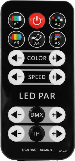 BoomToneDj Φωτορυθμικό LED PAR PARTYPAR123 RGB