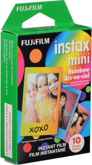 Fujifilm Color Instax Mini Instant Film (10 Expuneri) Culoare Caldă